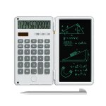 Calculatrice et bloc - notes a 12 chiffres, grand ecran lcd, bureau, avec tablette d'�criture r�p�t�e, ...