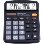 Calculatrice de bureau 12 chiffres avec grand �cran lcd et bouton sensible, double alimentation solaire ...