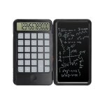 Calculatrice financi�re avec bloc - notes, design silencieux, verrouillage m�mo, portable, �cologique, ...