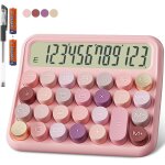 Calculatrice mécanique 12 chiffres, écran lcd extra large de 5 pouces, calculatrice de bureau à piles, ... Calculatrice mécanique 12 chiffres, écran lcd extra large de 5 pouces, calculatrice de bureau à piles, ...