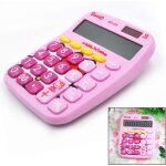 Calculatrice scientifique cadeau fun, bureau papeterie calculatrice, rose