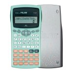 Calculatrice scientifique - collge et lyce - 240 fonctions - argent / vert - milan