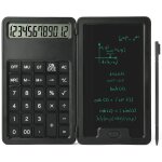 Calculatrice scientifique, calculatrice avec tableau d'ecriture effaable, 2 - 1 function pliable standard ...