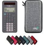 Calcuso ensemble de base gris clair avec calculatrice ti - 30x prio mat rint[z847]