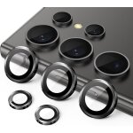 Camera lens protection for samsung galaxy s24 ultra, individual metal ring cover in hd tempered glass ...