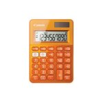 Canon ls - 100k - calculatrice de bureau - 10 chiffres - panneau solaire, pile - orange mtallis
