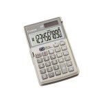 Canon ls - 10teg - calculatrice de poche - 10 chiffres - panneau solaire, pile - gris artistique