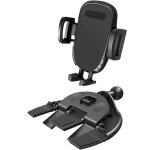 Car cd slot phone holder, universal car cd phone holder with adjustable clamp, 360 rotation of cd slot ...