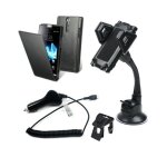 Car pack premium slim sony xperia s etui film support et allume cigare mupak011