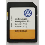 Carte sd europe - navigation as - vw discover media 2 mib2 - v12 - 5na919866ar