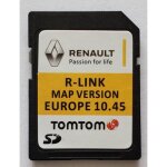 Carte sd gps europe 2020 - 10. 45 - renault r - link