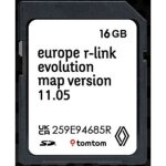 Carte sd navigation gps europe 2023 - 11. 05 - compatible avec renault r - link