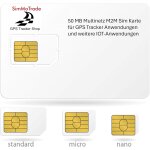 Carte sim multi - rseaux m2m pour traceurs gps, smart home, scurit, capteurs, transmission de donnes, ...