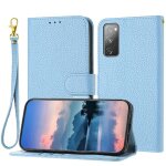 Cas de t�l�phone pour samsung galaxy s20 fe pu lether mod�le litchi flip folio porte - cartes a fentes ...