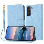 Cas de t�l�phone pour samsung galaxy s21 plus porte - cartes a fentes portefeuille mod�le litchi flip ...