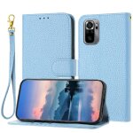 Cas de t�l�phone pour xiaomi poco m5s pu lether portefeuille porte - cartes a fentes mod�le litchi flip ...