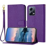 Cas de t�l�phone pour xiaomi redmi note 12 pro 5g pu lether flip folio portefeuille porte - cartes a ...