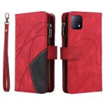 Case for oppo a92s / reno 4z with card slot stand kickstand protective nine card slots zipper wallet ...