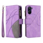 Case for realme 10 4g zipper wallet style two - color stitching kickstand protective nine card slots ... Case for realme 10 4g zipper wallet style two - color stitching kickstand protective nine card slots ...
