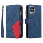 Case for realme 8i zipper wallet style nine card slots with card slot stand kickstand protective two ...
