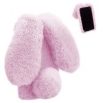 Case for samsung galaxy m52 5g cute fluffy rabbit furry rabbit furprotection plushcase plush lovely autumn ...