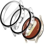 Case with screen protector for samsung galaxy watch 7 40mm, full protective case, built - in high sensitivity ...