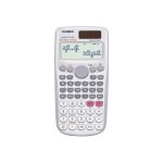 Casio fx - 85gtplus - bu - calculatrice scientifique - 10 chiffres + 2 exposants - panneau solaire, pile ...