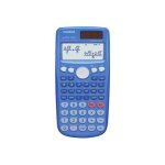 Casio fx - 85gtplus - bu - calculatrice scientifique - 10 chiffres + 2 exposants - panneau solaire, pile ...