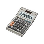Casio ms - 120bm - calculatrice de bureau - 12 chiffres - panneau solaire, pile