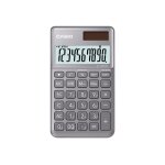 Casio sl - 1000sc - calculatrice de poche - 10 chiffres - panneau solaire, pile - gris Casio sl - 1000sc - calculatrice de poche - 10 chiffres - panneau solaire, pile - gris