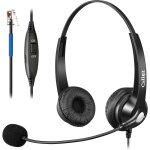 Casque t�l�phone fixe rj9 avec micro anti - bruit, oreillette t�l�phonique pour cisco 7962g 7861 7821 ...