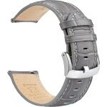 Cauc - bracelets de montre cuir de grain d'alligator 18mm 20mm 21mm 22mm, el�gant bracelet montre cuir ...