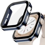 Cauc - coque rigide etanche en pc pour apple watch 42mm 46mm 40mm 44mm 41mm 45mm, protection ecran en ...