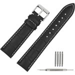 Cauc - montre bracelet en cuir 20mm - bracelets de montres de veau pour homme femme - bracelet de montre ...