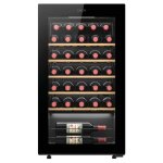 Cave � vin candy divino cwc034 - wifi - 47. 5x45. 6x85 cm (lxpxh) - 90 litres - classe g - noir