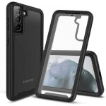 Cbus - coque integrale antichoc avec protecteur decran integre pour samsung galaxy s21 5g (noir)