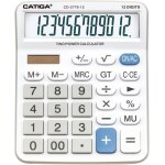 Cd - 2776 grande calculatrice de bureau commerciale  12 chiffres avec grand cran lcd de 12, 7 cm, boutons ...