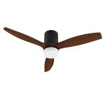 Cecotec ventilateur de plafond avec lumire et wifi energysilence aero 5600 noir aqua connect. 40 w, ...