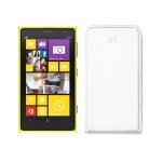 Celly face357w - etui a rabat pour tlphone portable - polyurthane - blanc - pour nokia lumia 1020
