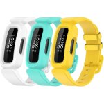 Cfux - bracelet compatible avec fitbit ace 3 enfants, silicone souple, band montre impermable, sport ...