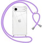 Cfus - coque pour iphone air avec cordon, transparente silicone housse avec rglable de collier anti ...