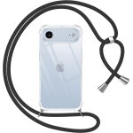 Cfus - coque pour iphone air avec cordon, transparente silicone housse avec rglable de collier anti ...