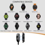 Chargeur 2 en 1 pour samsung galaxy watch 7 / ultra / 6 / 6 classic / 5 / 5 pro / 4 / 4 classic / 3 / ...