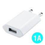 Chargeur adaptateur secteur usb 1a blanc pour iphone 6s