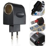 Eu chargeur adaptateur voiture allume - cigare ac 220v vers dc 12v maison