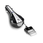 Chargeur allume cigare cellular line avec cable enroulable pour iphone 4 / 4s