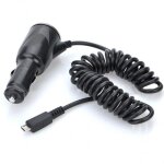 Chargeur allume cigare universel intégré câble micro - usb 1m de long pour microsoft - couleur: noir Chargeur allume cigare universel intégré câble micro - usb 1m de long pour microsoft - couleur: noir