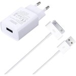 Chargeur et c�ble compatible avec iphone 4 / 4s, ipad 2 / 3 / 1, ipod nano / touch