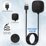 Chargeur cble pour montre intelligente fitbit versa 3, cordon de chargeur de remplacement usb pour chargeur ...