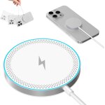 Chargeur induction, chargeur mag - safe fil chargeur rapide apple mag - safe pour iphone 16 / 15 / 14 ...